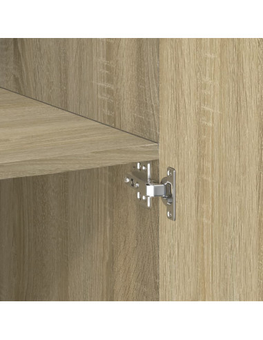 Armadietto Rovere Sonoma 70x42,5x225 cm in Legno Multistrato