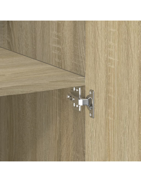 Armadietto Rovere Sonoma 70x42,5x225 cm in Legno Multistrato
