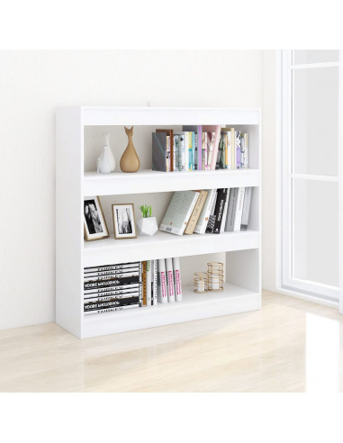 Libreria/Divisorio Bianco 100x30x103 cm