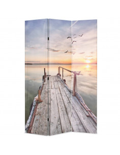 Paravento Pieghevole 120x170 cm Stampa Lago 2