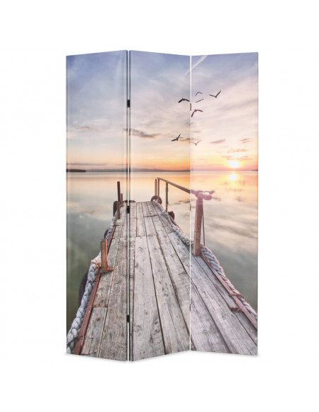 Paravento Pieghevole 120x170 cm Stampa Lago