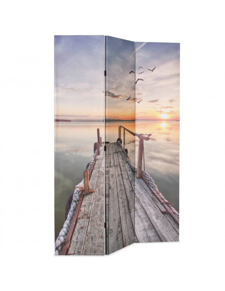 Paravento Pieghevole 120x170 cm Stampa Lago