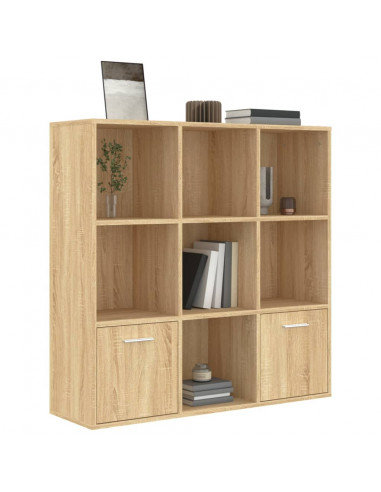 Libreria Rovere Sonoma 98x30x98 cm in Legno Multistrato