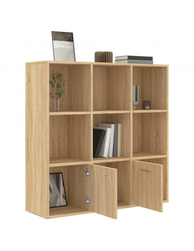 Libreria Rovere Sonoma 98x30x98 cm in Legno Multistrato