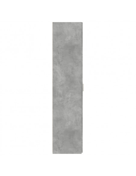 Credenza Grigio Cemento 30x42,5x185 cm in Legno Multistrato