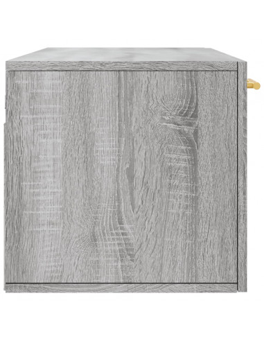 Mobile a Parete Grigio Sonoma 100x36,5x35 cm Legno Multistrato