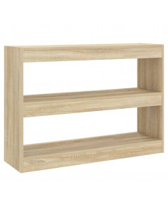 Libreria/Divisorio Rovere Sonoma 100x30x72 cm 2