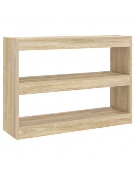 Libreria/Divisorio Rovere Sonoma 100x30x72 cm
