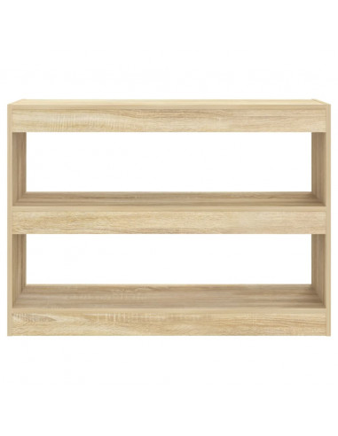 Libreria/Divisorio Rovere Sonoma 100x30x72 cm