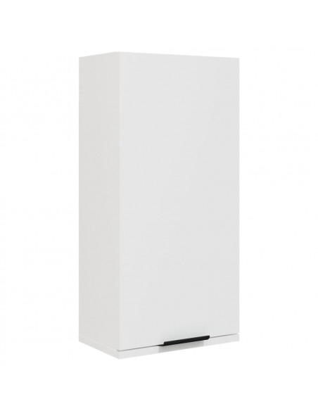 Mobile da Bagno a Parete Bianco 32x20x67 cm