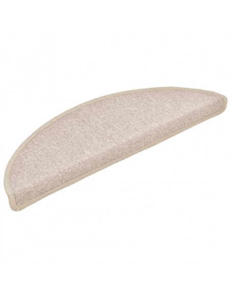 Tappetini per Scale 10 pz 56x17x3 cm Tortora