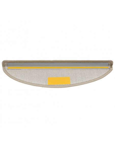 Tappetini per Scale 10 pz 56x17x3 cm Tortora
