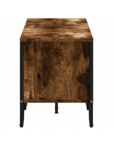 Mobile Porta TV Rovere Fumo 180x34x41 cm in Legno Multistrato