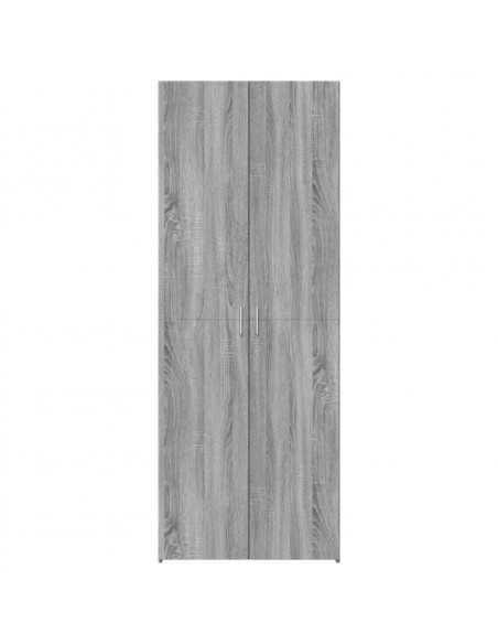 Credenza Grigio Sonoma 70x42,5x185 cm in Legno Multistrato