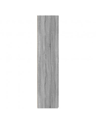 Credenza Grigio Sonoma 70x42,5x185 cm in Legno Multistrato