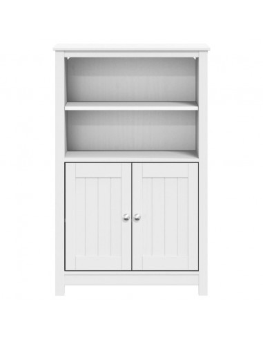 Mobile da Bagno BERG Bianco 69,5x34x110 cm Legno Massello Pino