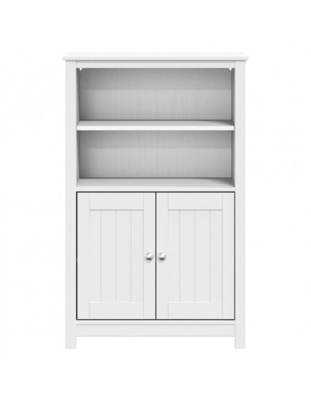 Mobile da Bagno BERG Bianco 69,5x34x110 cm Legno Massello Pino