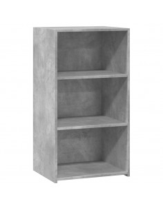 Credenza Grigio Cemento 50x41x93 cm in Legno Multistrato 2