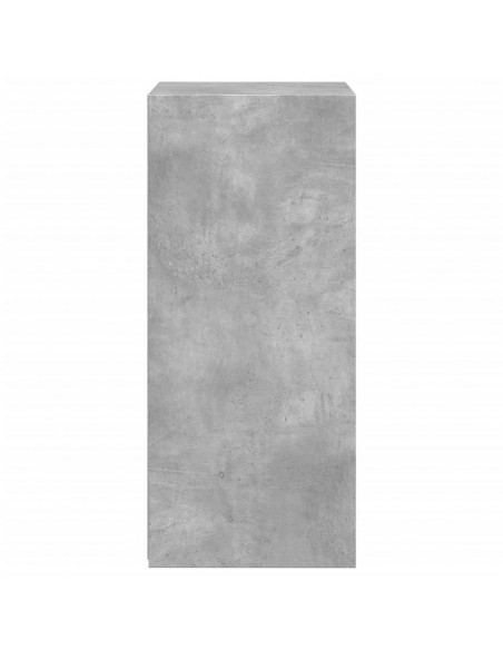 Credenza Grigio Cemento 50x41x93 cm in Legno Multistrato