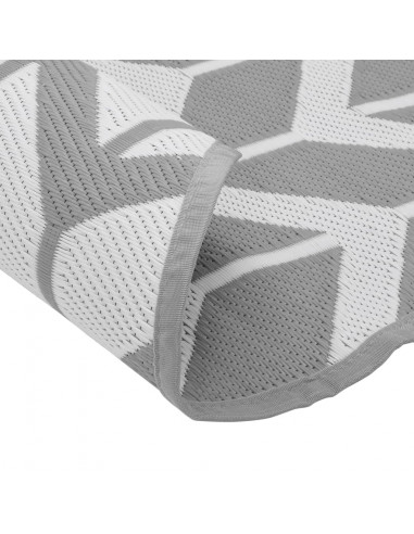 Tappeto da Esterno Grigio Ø120 cm in PP