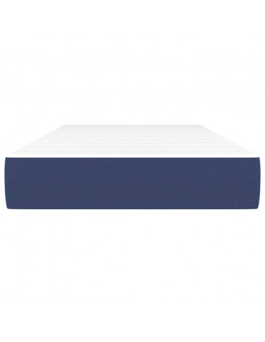 Materasso a Molle Insacchettate Blu 90x200x20 cm in Tessuto