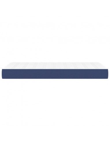 Materasso a Molle Insacchettate Blu 90x200x20 cm in Tessuto