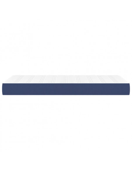 Materasso a Molle Insacchettate Blu 90x200x20 cm in Tessuto