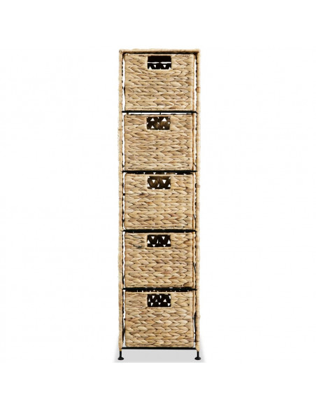 Armadietto Portaoggetti 5 Cesti 25,5x37x100 cm Giacinto d'Acqua