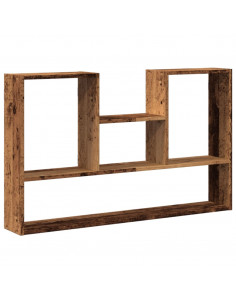 Scaffale a Parete Legno Vecchio 99x15x60 cm in Truciolato 2