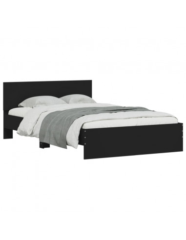 Giroletto con Testiera Nero 135x190 cm