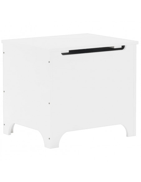 Contenitore con Coperchio RANA Bianco 60x49x54 cm Massello Pino