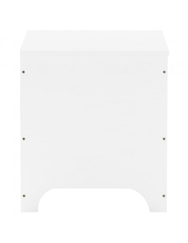 Contenitore con Coperchio RANA Bianco 60x49x54 cm Massello Pino