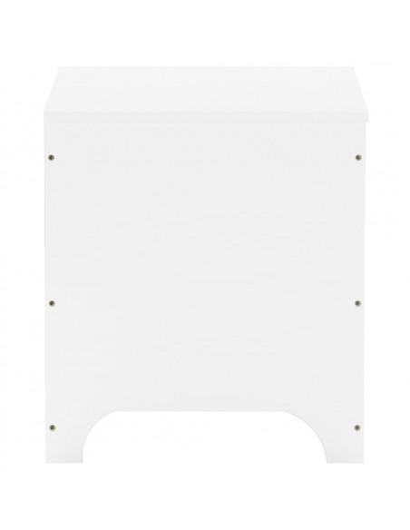 Contenitore con Coperchio RANA Bianco 60x49x54 cm Massello Pino