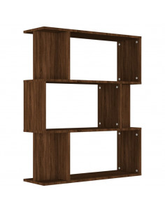 Libreria/Divisorio Rovere Marrone 80x24x96 cm Legno Multistrato 2