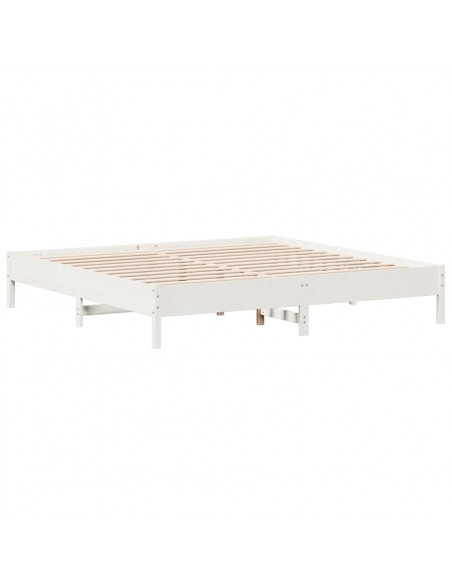 Giroletto Bianco 180x200 cm in Legno Massello di Pino