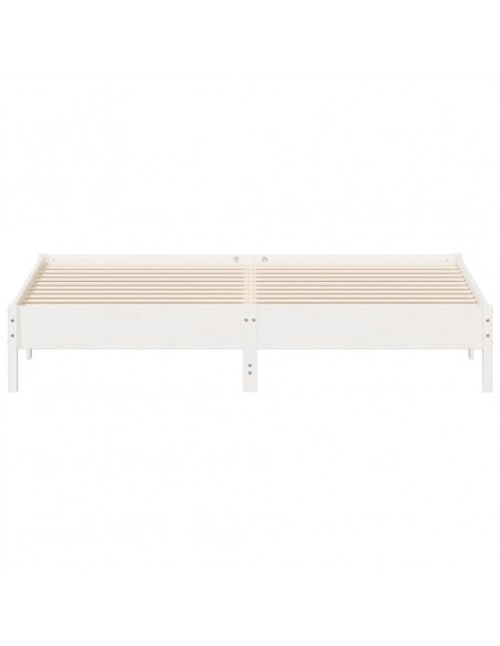 Giroletto Bianco 180x200 cm in Legno Massello di Pino