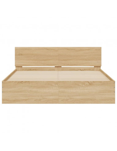 Giroletto con Testiera Rovere Sonoma 150x200 cm