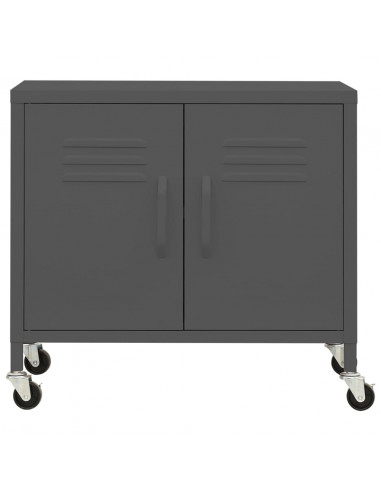 Armadietto Antracite 60x35x56 cm in Acciaio