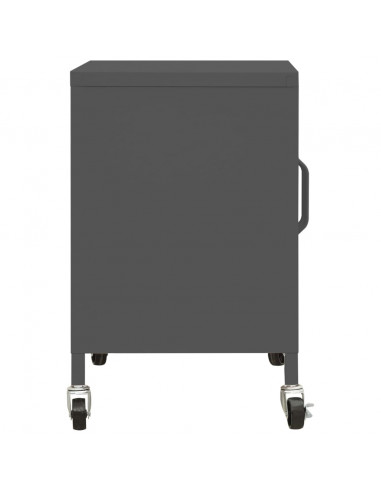 Armadietto Antracite 60x35x56 cm in Acciaio