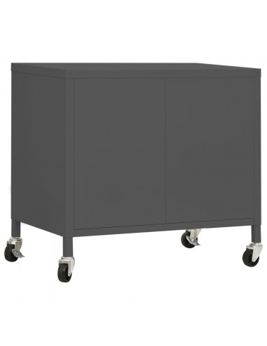 Armadietto Antracite 60x35x56 cm in Acciaio