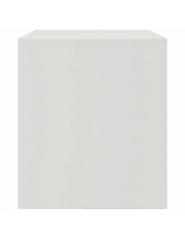 Mobili TV 2 pz Bianchi 67x39x44 cm in Acciaio