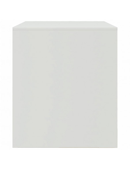 Mobili TV 2 pz Bianchi 67x39x44 cm in Acciaio