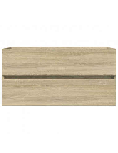 Set Mobili da Bagno 2 pz in Ceramica e Legno Multistrato