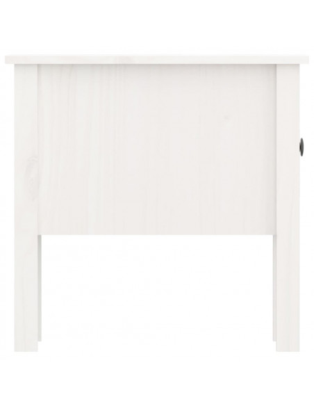 Tavolini 2 pz Bianchi 50x50x49 cm Legno Massello di Pino