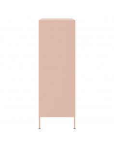 Credenza Rosa 68x39x113 cm in Acciaio 2