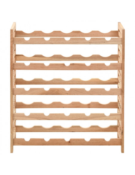 Portavini da 25 Bottiglie in Massello di Noce 63x25x73 cm