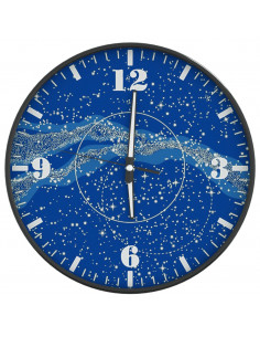 Orologio a Parete con Ore e Lancette Luminose Blu Ø30 cm 2