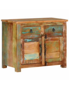 Credenza 68x35x55 cm in Legno Massello di Recupero 2