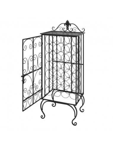 Portabottiglie per 28 Bottiglie di Vino in Metallo