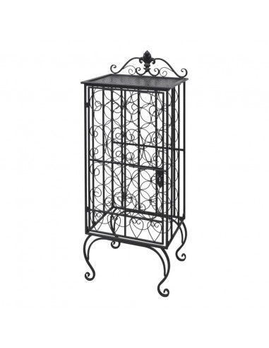 Portabottiglie per 28 Bottiglie di Vino in Metallo